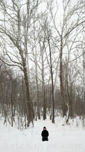 Sitting Meditation in the snow